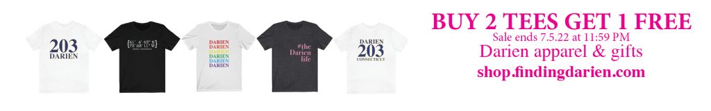 Darien teeshirts,  gifts and apparel finding connecticut finding darien